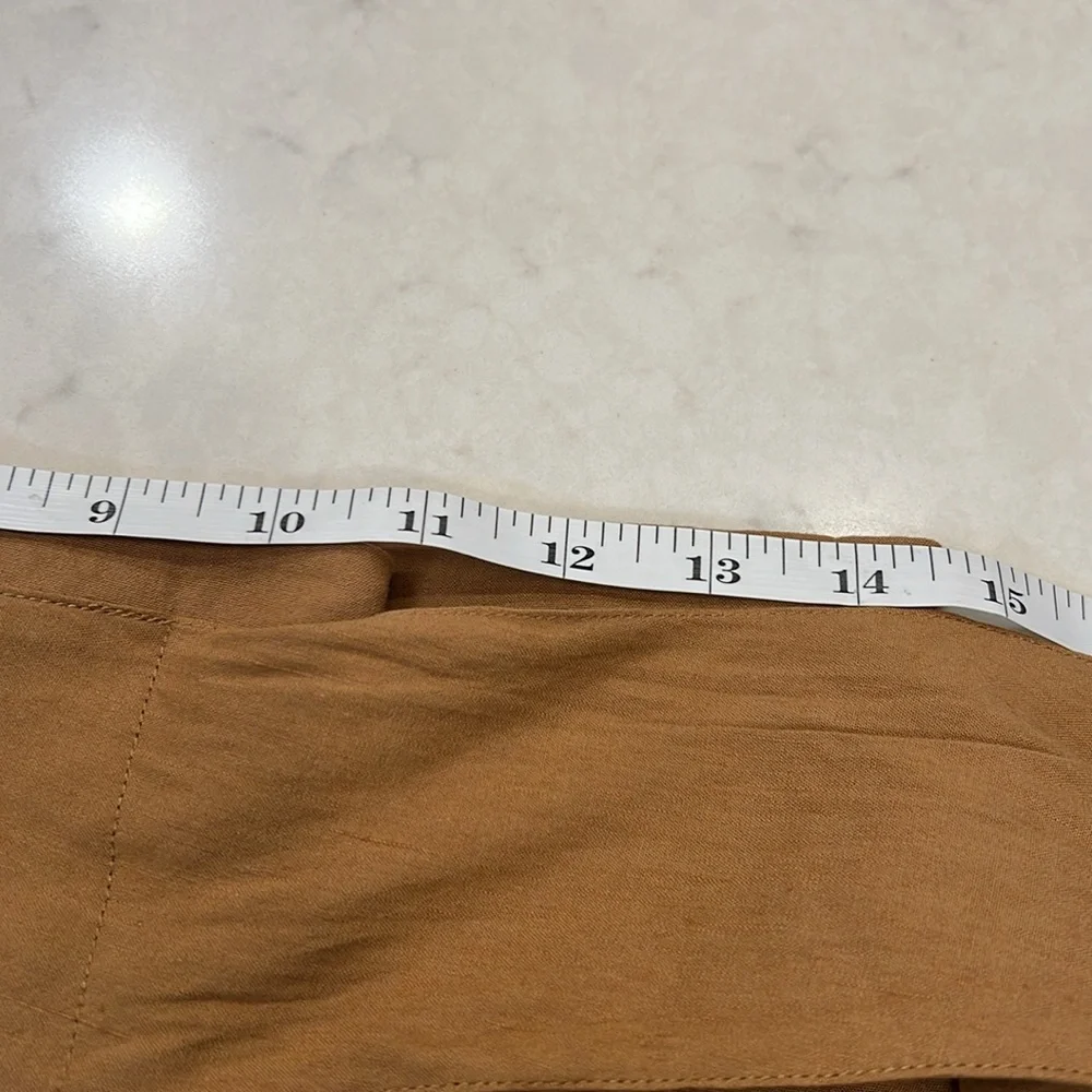 VINCE Linen-Blend Midi‎ Wrap Skirt Size 0 - Picture 6 of 9